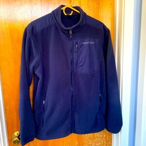 Vineyard Vines fleece jacket, Navy, Size M, EUC